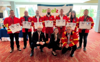 Az Országos Mentőszolgálat ismét elnyerte az Angels-díj legmagasabb, gyémánt fokozatát