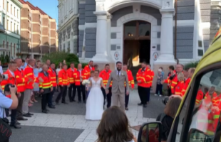 Két mentőorvos kötött házasságot Kaposváron