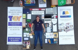 A Takáts Gyula Megyei és Városi Könyvtár is teljesítette a tetris-kihívást