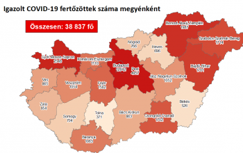 Ismét ezer fölött a beazonosított fertőzöttek száma Magyarországon