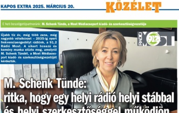 M. Schenk Tünde: ritka, hogy egy helyi rádió helyi stábbal és helyi szerkesztőséggel működjön