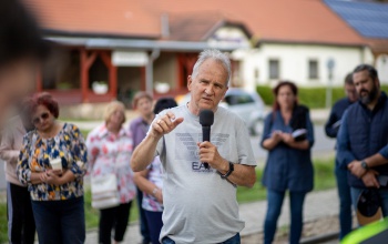 Előrelépés a kerékpárút ügyében – Kaposfüreden kezdődött el Szita Károly fórumsorozata