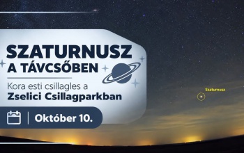 Szaturnusz a távcsőben – kora esti csillagles szombaton – hogy a kicsik se maradjanak le!