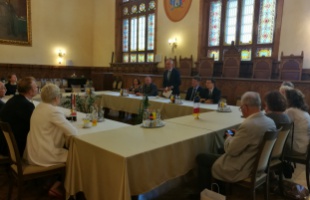 Testvérvárosi delegációkat fogadtak a Városházán
