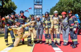 A FireFit Európa-bajnokságon bizonyították rátermettségüket KÖTÉL-es tűzoltók