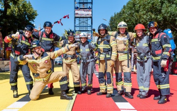 A FireFit Európa-bajnokságon bizonyították rátermettségüket KÖTÉL-es tűzoltók