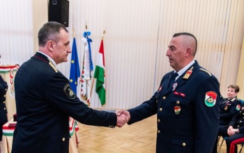 Kitüntették a siófoki tűzoltóparancsnokság parancsnokhelyettesét