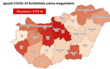 3178 főre nőtt a beazonosított fertőzöttek száma