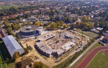 Tágas, biztonságos és modern lesz az épülő Kaposvár Aréna
