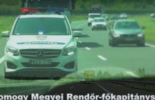 Ellenőrzés az M7-es autópályán