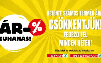 Minden hétfőn Árzuhanás a SPAR-nál