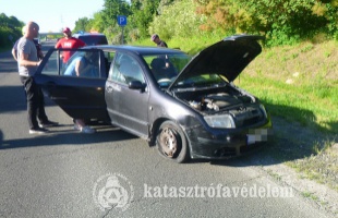Baleset történt Kaposvár közelében
