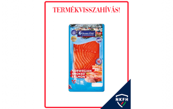 Szeletelt füstölt Norvég Lazacfilét hívott vissza a forgalomból a Spar