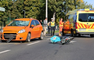 Száguldozó sofőr gázolt halálra egy biciklist a Füredi úton