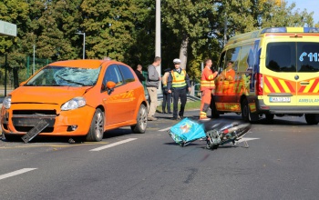 Száguldozó sofőr gázolt halálra egy biciklist a Füredi úton