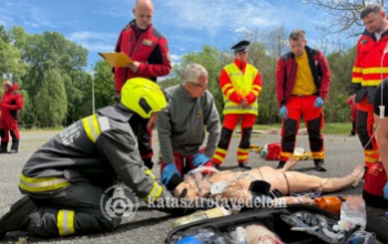 Nagy kihívást jelentő káreseteket dolgoztak fel együtt az életmentők