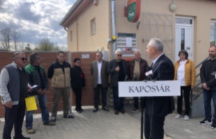 A közösség erejéből újult meg a kaposfüredi posta