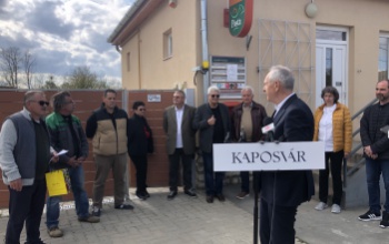 A közösség erejéből újult meg a kaposfüredi posta
