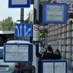Tilos a dohányzás a buszmegállóban is.