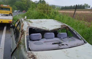 A kifolyt olaj miatt két baleset is történt