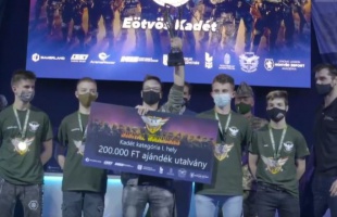 Első helyen végzett a Kaposvári Eötvös Kadét csapata a Digital Warriors Bajnokságon