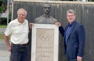 Csik Ferenc fia Kaposvárra látogatott