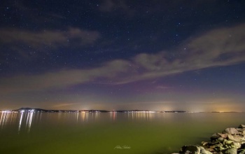 Ismét megjelent a sarki fény a Balatonnál