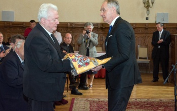 Balás Béla megyés püspököt köszöntötték