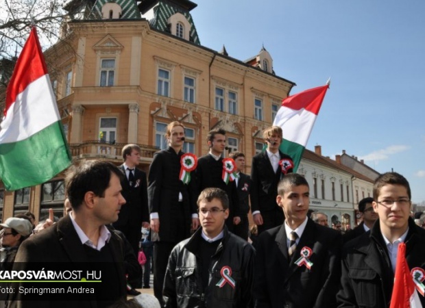 Március 15. a Kossuth téren