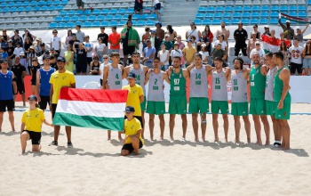Strandkézilabda: Eb-győztes a magyar férfiválogatott