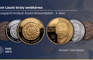 Szent László királynak állít emléket a jegybank új érméje