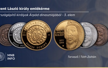 Szent László királynak állít emléket a jegybank új érméje