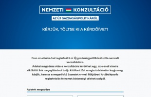 Szombat óta már online is kitölthető a nemzeti konzultáció