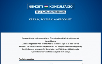 Szombat óta már online is kitölthető a nemzeti konzultáció
