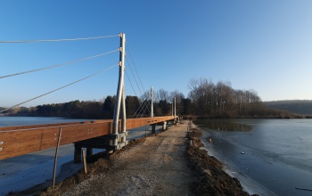 Így néz ki a desedai arborétumhoz vezető új híd – fotók