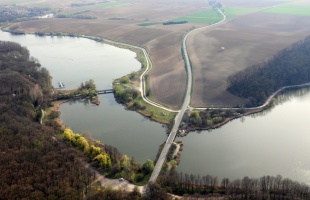 Kaposvár és a Deseda a levegőből