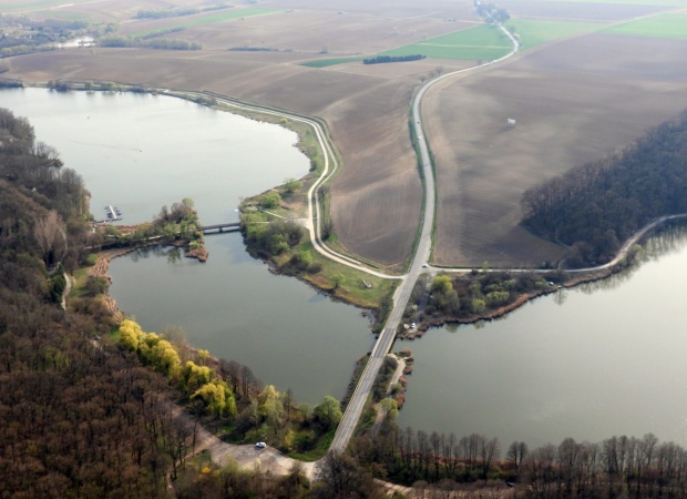 Kaposvár és a Deseda a levegőből