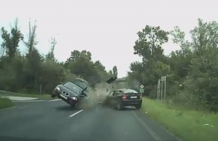 Durva karambol a 7-es úton