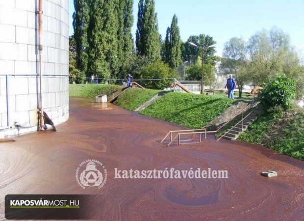 Szennyeződéses baleset a cukorgyárnál