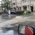 Nem bírja elnyelni a lezúdult vizet a csatorna