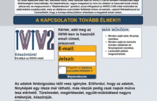 Ha iWiW2-t lát, azonnal zárja be