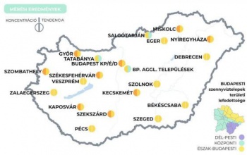 Kaposváron emelkedett a koronavírus koncentrációja