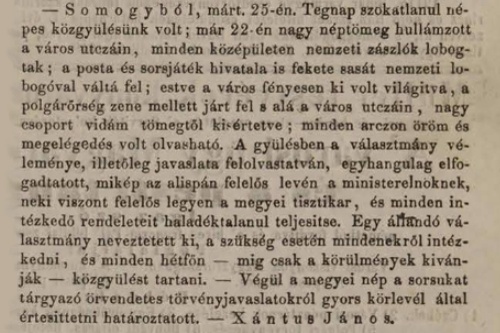 Letettük a garast a forradalom mellett