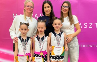 Országos bajnoki aranyat nyertek az LSC ritmikus gimnasztikázói Törökbálinton