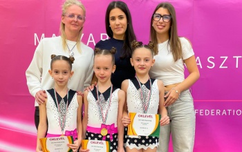 Országos bajnoki aranyat nyertek az LSC ritmikus gimnasztikázói Törökbálinton