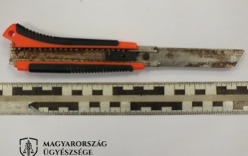 Tapétavágóval fenyegette meg testvére párjának exét