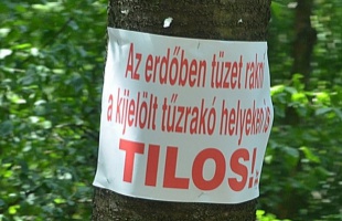 Országos tűzgyújtási tilalom van érvényben