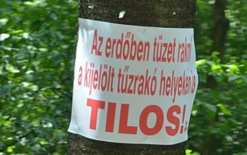 Országos tűzgyújtási tilalom van érvényben