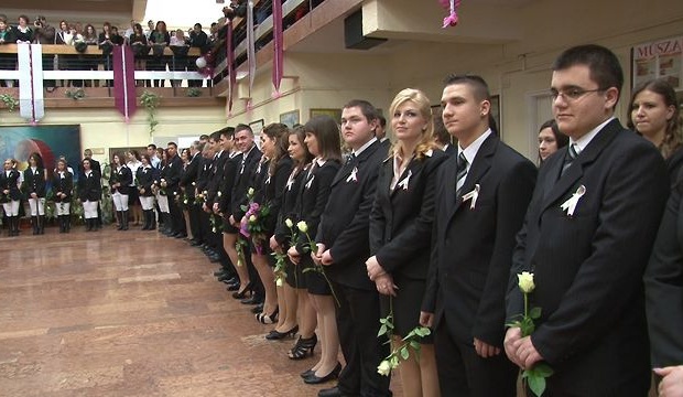 Szalagavató a mezőgazdaságiban