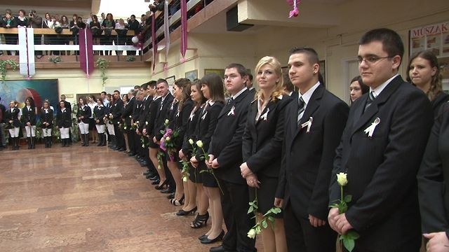 Szalagavató a mezőgazdaságiban